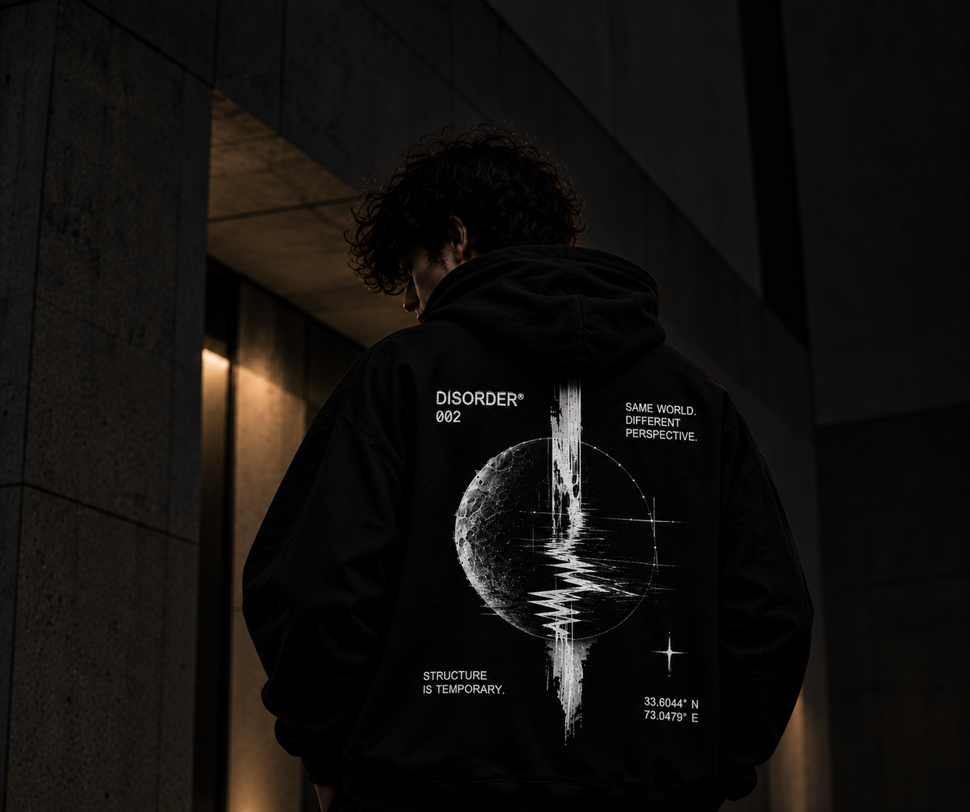 VEYRO Disorder Hoodie 002 After Hours campaign